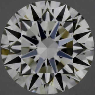 0.43 Carat Round J VVS1 EX GIA Natural Diamond