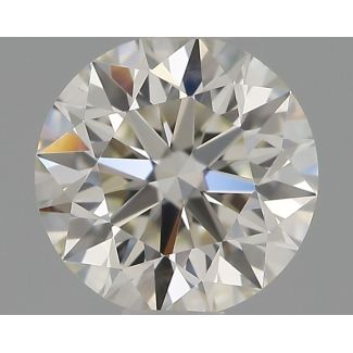 0.5 Carat Round H VVS2 EX IGI Natural Diamond