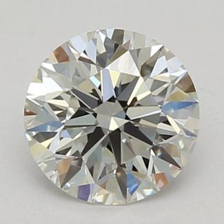 0.54 Carat Round H VVS2 VG EX GIA Natural Diamond