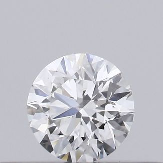 0.18 Carat Round D VS1 EX VG GIA Natural Diamond