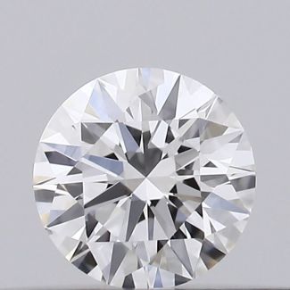 0.22 Carat Round E VS2 EX GIA Natural Diamond