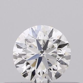 0.3 Carat Round H VVS2 VG EX GIA Natural Diamond