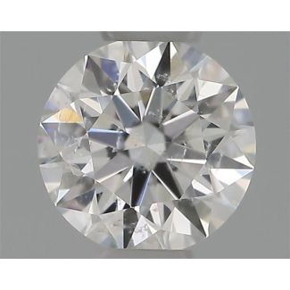 0.30 Carat Round G SI2 EX GIA Natural Diamond