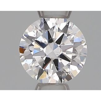 0.30 Carat Round D SI2 EX GIA Natural Diamond