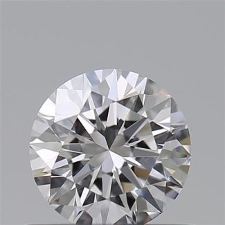 0.52 Carat Round D VVS1 EX GIA Natural Diamond