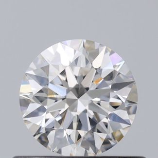 0.43 Carat Round H VVS1 EX GIA Natural Diamond