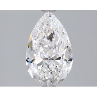 1.5 Carat Pear D VS2 - EX GIA Natural Diamond