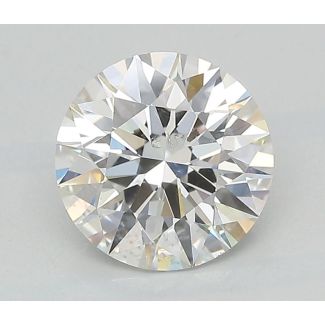 1.57 Carat Round H SI2 EX GIA Natural Diamond