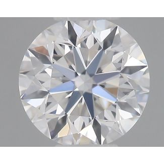 0.3 Carat Round D VVS2 VG EX GIA Natural Diamond