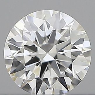 0.22 Carat Round F VVS2 EX GIA Natural Diamond