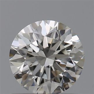 0.62 Carat Round H VS1 EX GIA Natural Diamond