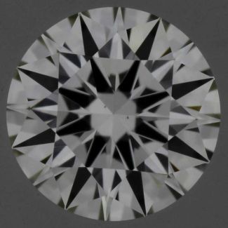 0.32 Carat Round I VS1 EX GIA Natural Diamond