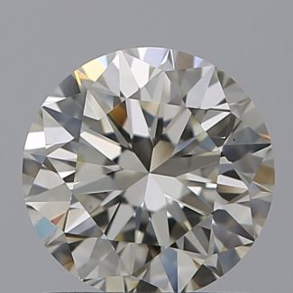 1.00 Carat Round J VVS2 EX VG IGI Natural Diamond