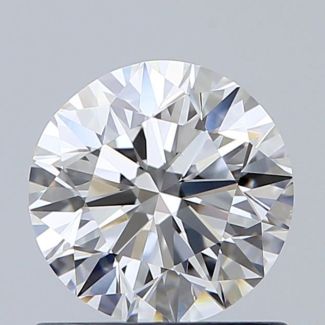 0.95 Carat Round F VS2 VG EX GIA Natural Diamond