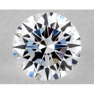 0.36 Carat Round D VVS2 EX GIA Natural Diamond