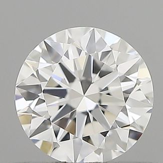 0.44 Carat Round D VVS1 EX GIA Natural Diamond