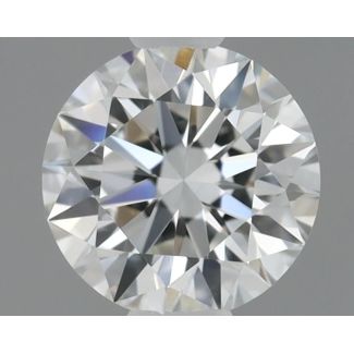 0.35 Carat Round G VVS2 EX GIA Natural Diamond