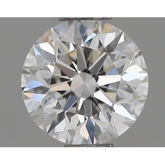 0.55 Carat Round E VS2 EX GIA Natural Diamond