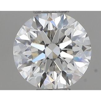 0.40 Carat Round G VVS1 EX GIA Natural Diamond