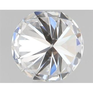 0.35 Carat Round E VVS1 EX GIA Natural Diamond