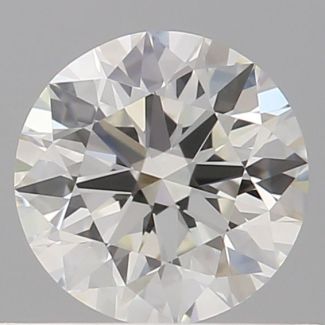 0.55 Carat Round H VVS2 EX GIA Natural Diamond