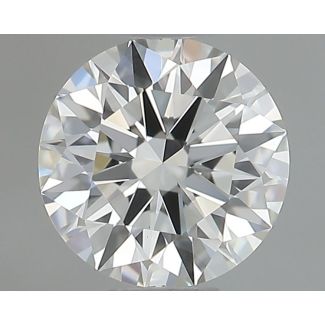 0.5 Carat Round H VVS2 EX IGI Natural Diamond