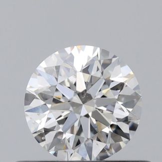 0.4 Carat Round H SI1 VG EX GIA Natural Diamond