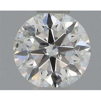 0.30 Carat Round F SI2 EX GIA Natural Diamond