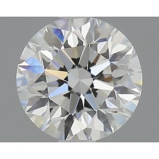 0.5 Carat Round F VVS2 EX GD GIA Natural Diamond