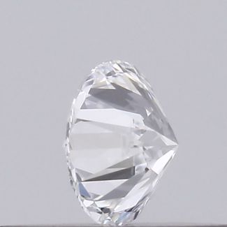 0.21 Carat Round D VVS2 EX VG GIA Natural Diamond