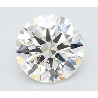 3.01 Carat Round G SI2 EX GIA Natural Diamond