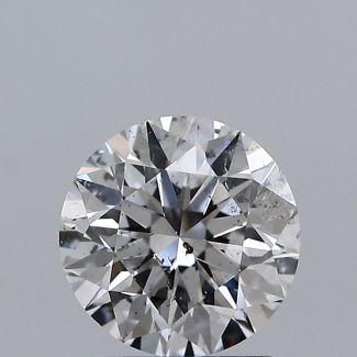 1.51 Carat Round E SI2 EX GIA Natural Diamond