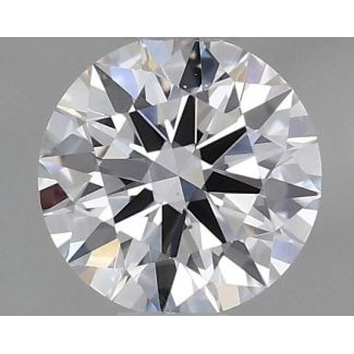 0.43 Carat Round D VS2 EX GIA Natural Diamond