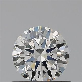 0.50 Carat Round H VS2 EX IGI Natural Diamond