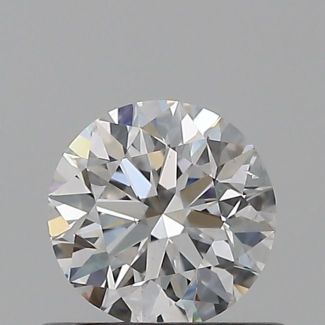 0.5 Carat Round D SI1 EX VG GIA Natural Diamond