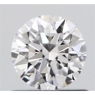 0.57 Carat Round D FL EX GIA Natural Diamond