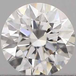 0.24 Carat Round E VVS1 EX GIA Natural Diamond