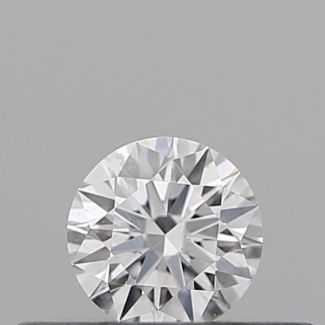 0.19 Carat Round D SI1 VG EX GIA Natural Diamond