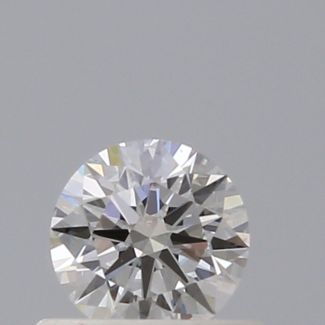 0.43 Carat Round D VVS1 EX GIA Natural Diamond