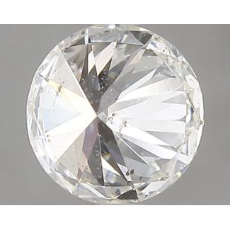 0.53 Carat Round G SI2 EX GIA Natural Diamond