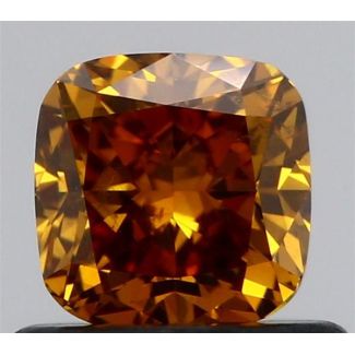 0.7 Carat Cushion Modified Fancy Deep Brown I1 - VG GD GIA Natural Diamond