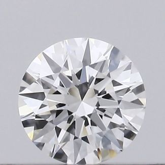 0.2 Carat Round D VS1 EX VG GIA Natural Diamond