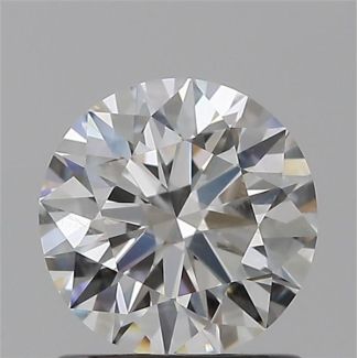 0.90 Carat Round F SI1 EX VG GIA Natural Diamond