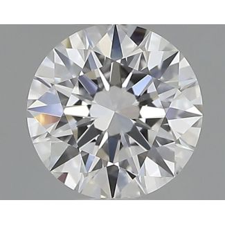 0.5 Carat Round D VVS1 EX GIA Natural Diamond