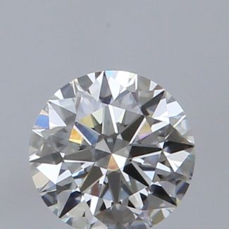 0.39 Carat Round F IF EX GIA Natural Diamond