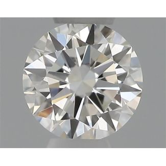 0.23 Carat Round G VVS2 EX GIA Natural Diamond