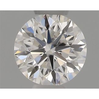 0.30 Carat Round F SI1 VG EX GIA Natural Diamond