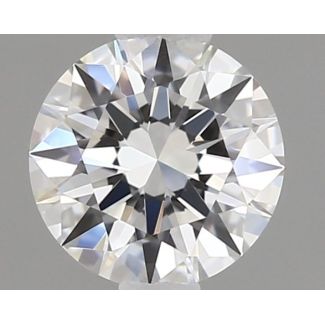 0.4 Carat Round E VVS1 EX GIA Natural Diamond