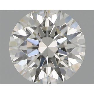 0.40 Carat Round H VS2 EX IGI Natural Diamond