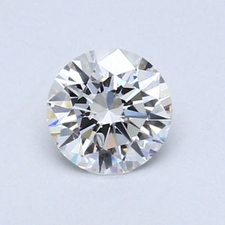 0.6 Carat Round E IF EX GIA Natural Diamond